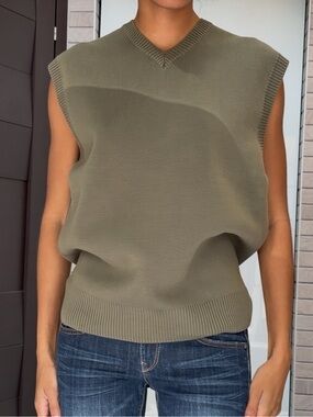 Zara Olive green vest